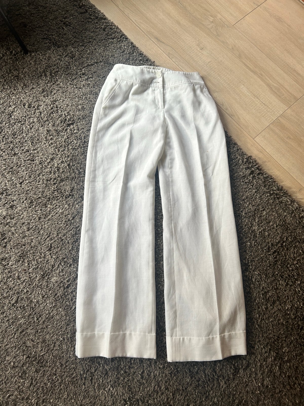 Mart Visser gevoerde linnen broek, Kleding | Dames, Maat 38/40 (M), Wit, Ophalen of Verzenden, Zo goed als nieuw