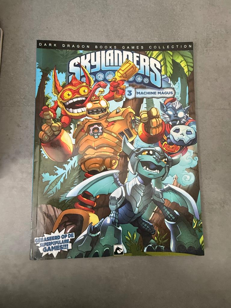 Skylander stripboek, Eén stripboek, Ophalen