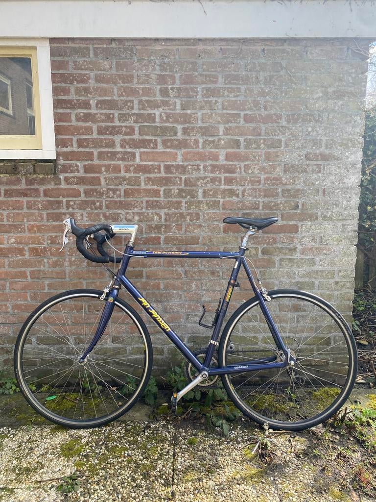 vintage Reteo Jan Janssen "Tour de France Edition" racefiets, Minder dan 10 versnellingen, Staal, Heren, Schijfrem