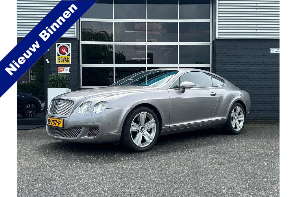 Bentley Continental GT 6.0 W12 Facelift, Youngtimer Automaat, Auto's, Bentley, Automaat, Gebruikt, 12 cilinders, Leder
