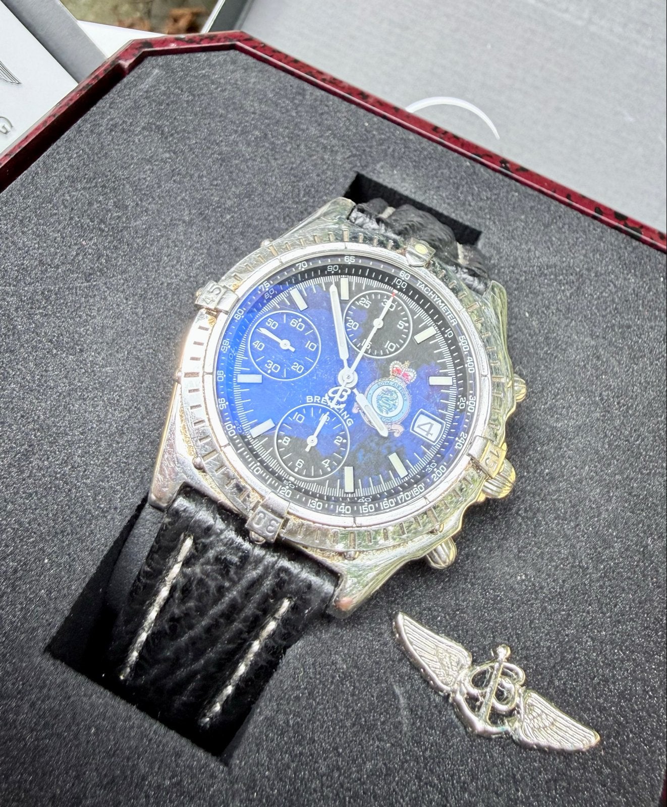 Breitling  Hong Kong/China handover Limited Edition 1997, Staal, Breitling, Polshorloge, Ophalen of Verzenden