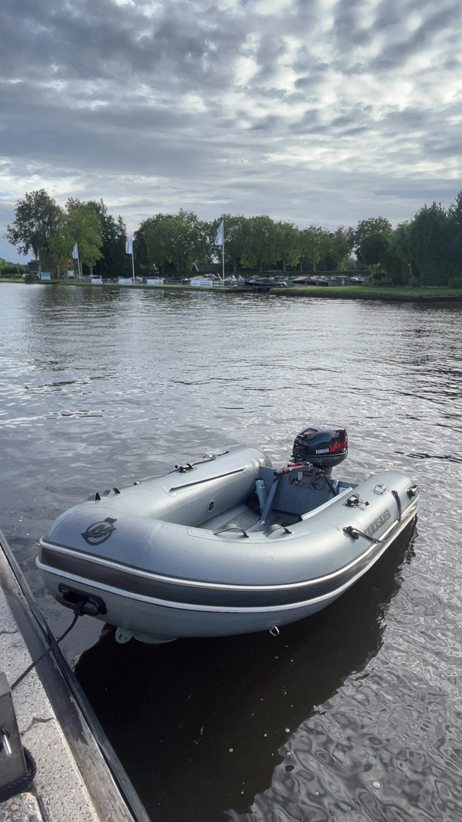 Quicksilver 290 RIB en Yamaha Vmax 9.9pk 2 takt, Ophalen, Zo goed als nieuw, Overige typen, Motorboot