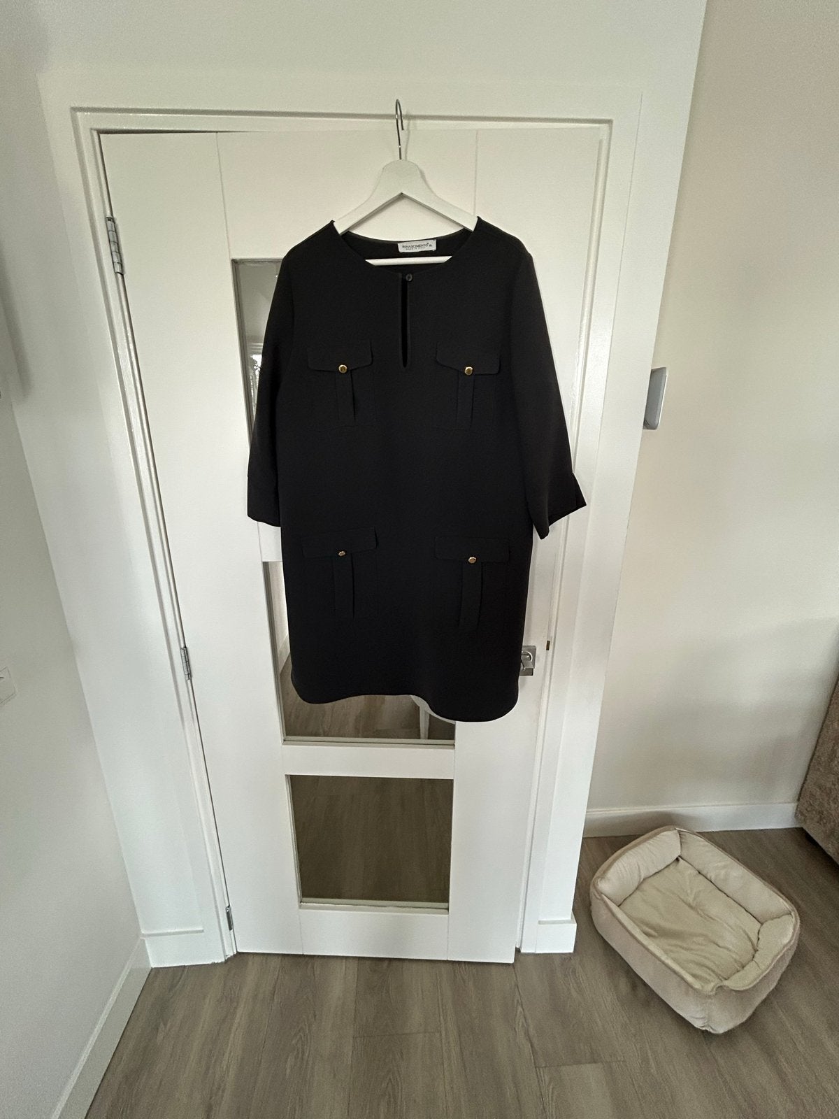 Rinascimento Zwarte Jurk Maat XL, Kleding | Dames, Zwart, Maat 42/44 (L), Ophalen of Verzenden, Zo goed als nieuw