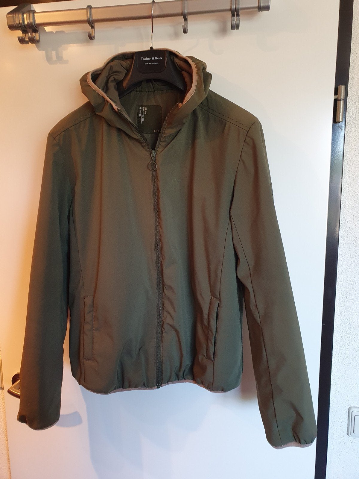 Heren jas voor/najaar maat M groen Terranova, Maat 48/50 (M), Ophalen of Verzenden, Zo goed als nieuw, Terranova