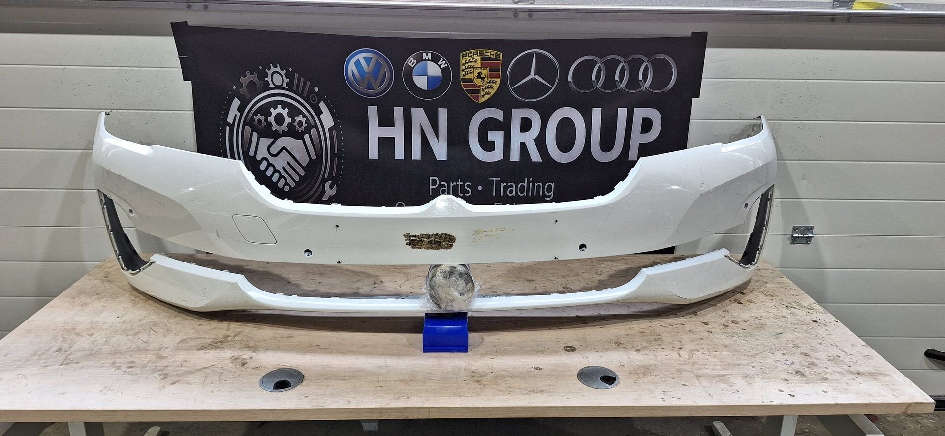 Bmw 5 Serie voorbumper 51117385336, Gebruikt, -, Voor, -