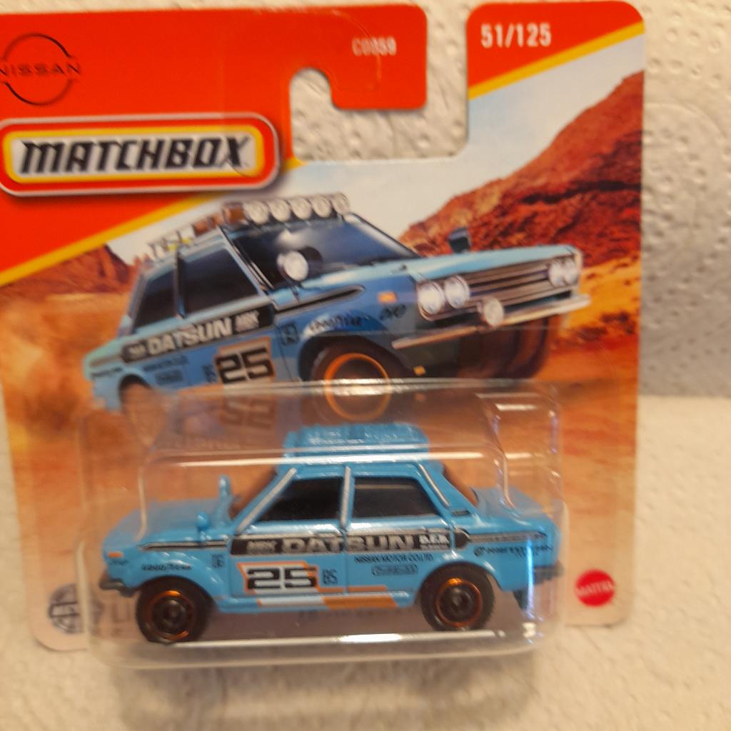 Matchbox 1970 Datsun 510, Ophalen of Verzenden, Nieuw, Auto
