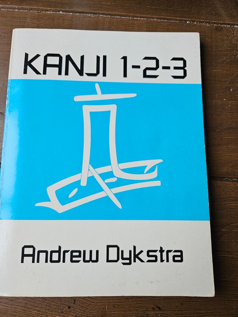 Kanji 1-2-3 door Andrew Dykstra - Japanse taalstudie, Boeken, Non-fictie, Ophalen of Verzenden, Zo goed als nieuw, Andrew Dykstra