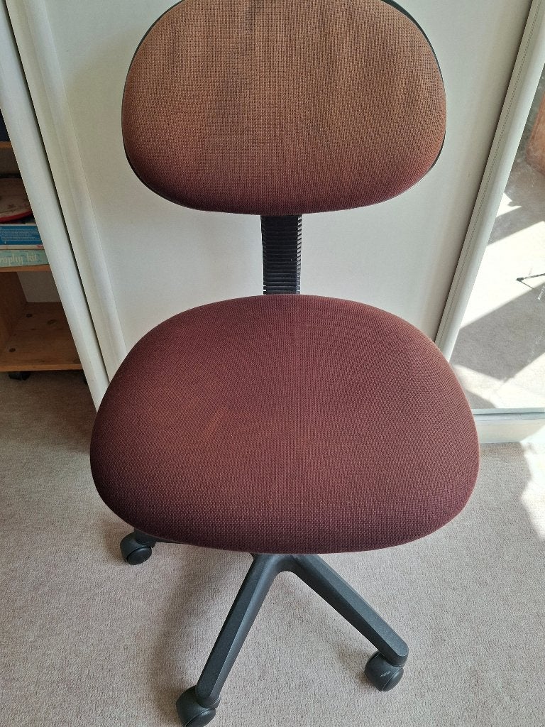 bureaustoel, Huis en Inrichting, Bureaustoelen, Ophalen, Gebruikt, Bruin, Bureaustoel