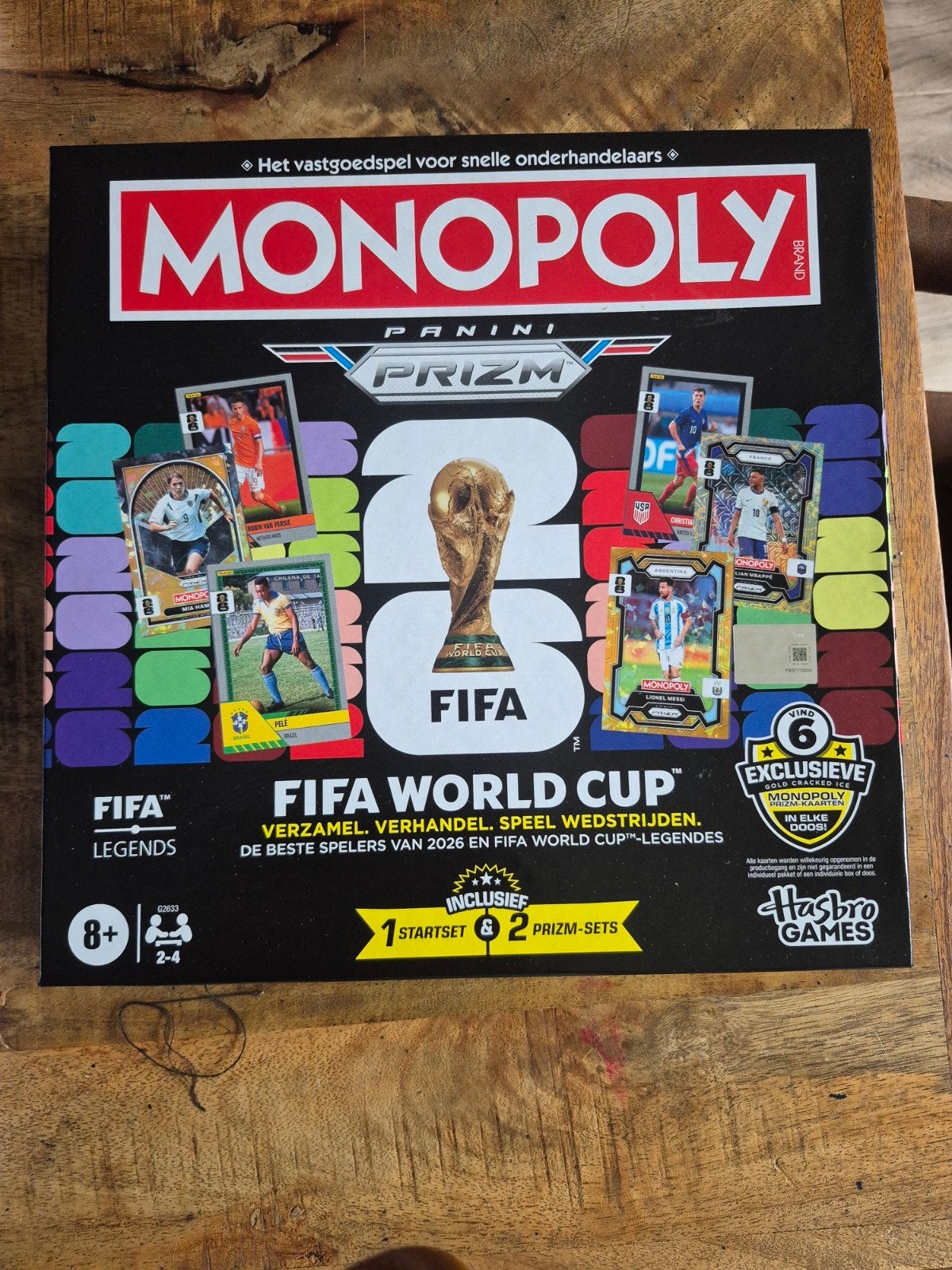Monopoly Panini Prizm FIFA World Cup - Nieuwstaat, Drie of vier spelers, Ophalen of Verzenden, Zo goed als nieuw
