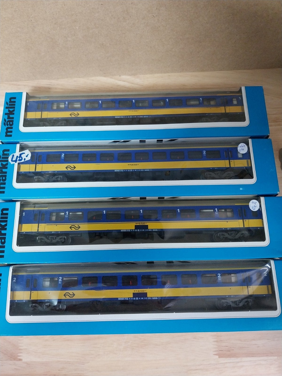 Märklin,  ic rijtuigen NS., Wisselstroom, Gebruikt, Wagon, Ophalen of Verzenden