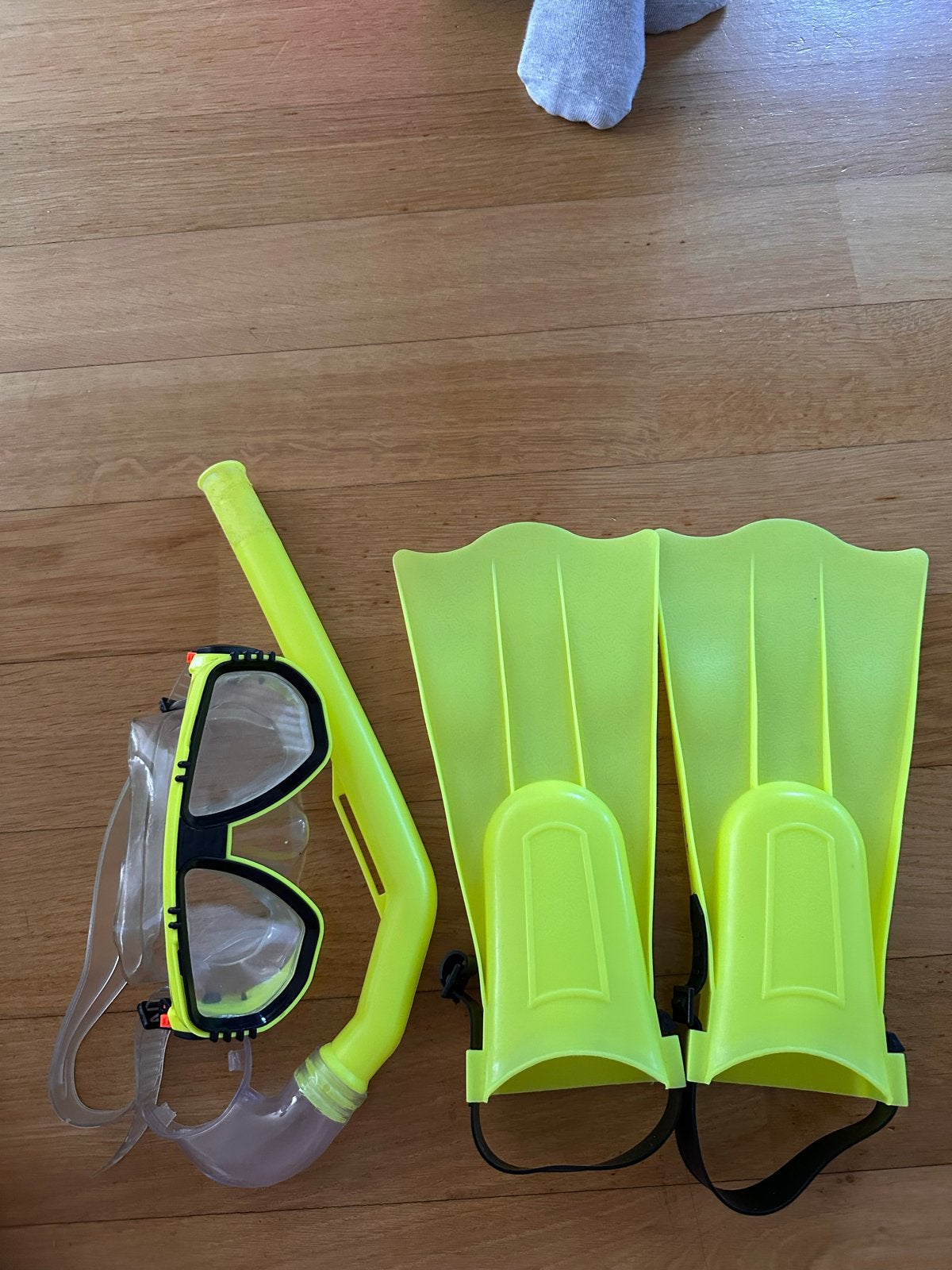 Verstelbare snorkelset voor kinderen, maat 25-30, Ophalen of Verzenden, Gebruikt, Snorkelset