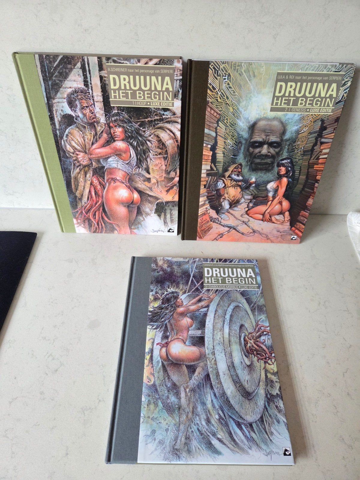 Druuna / Het begin - Hardcover serie / erotiek 18+, Boeken, Ophalen of Verzenden, Zo goed als nieuw