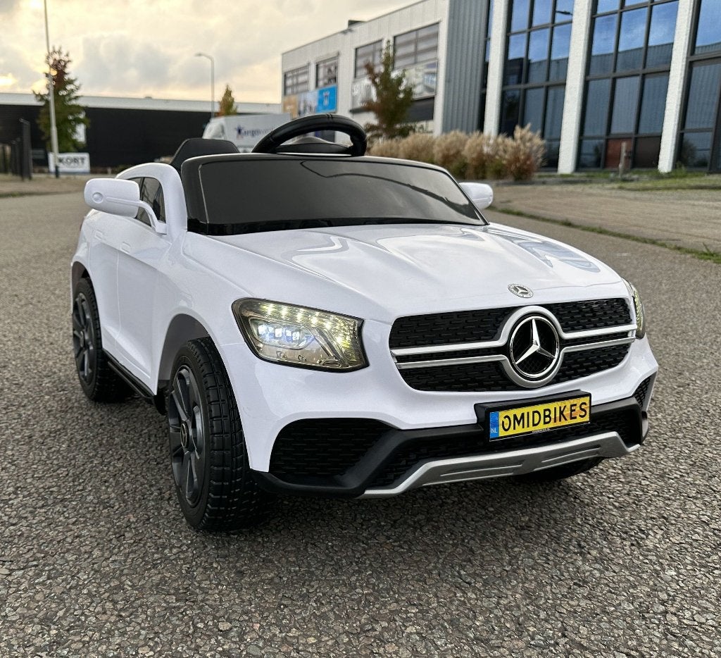 Mercedes GLC Coupe 12v roze RC - Leder zit - Rubberband, Nieuw