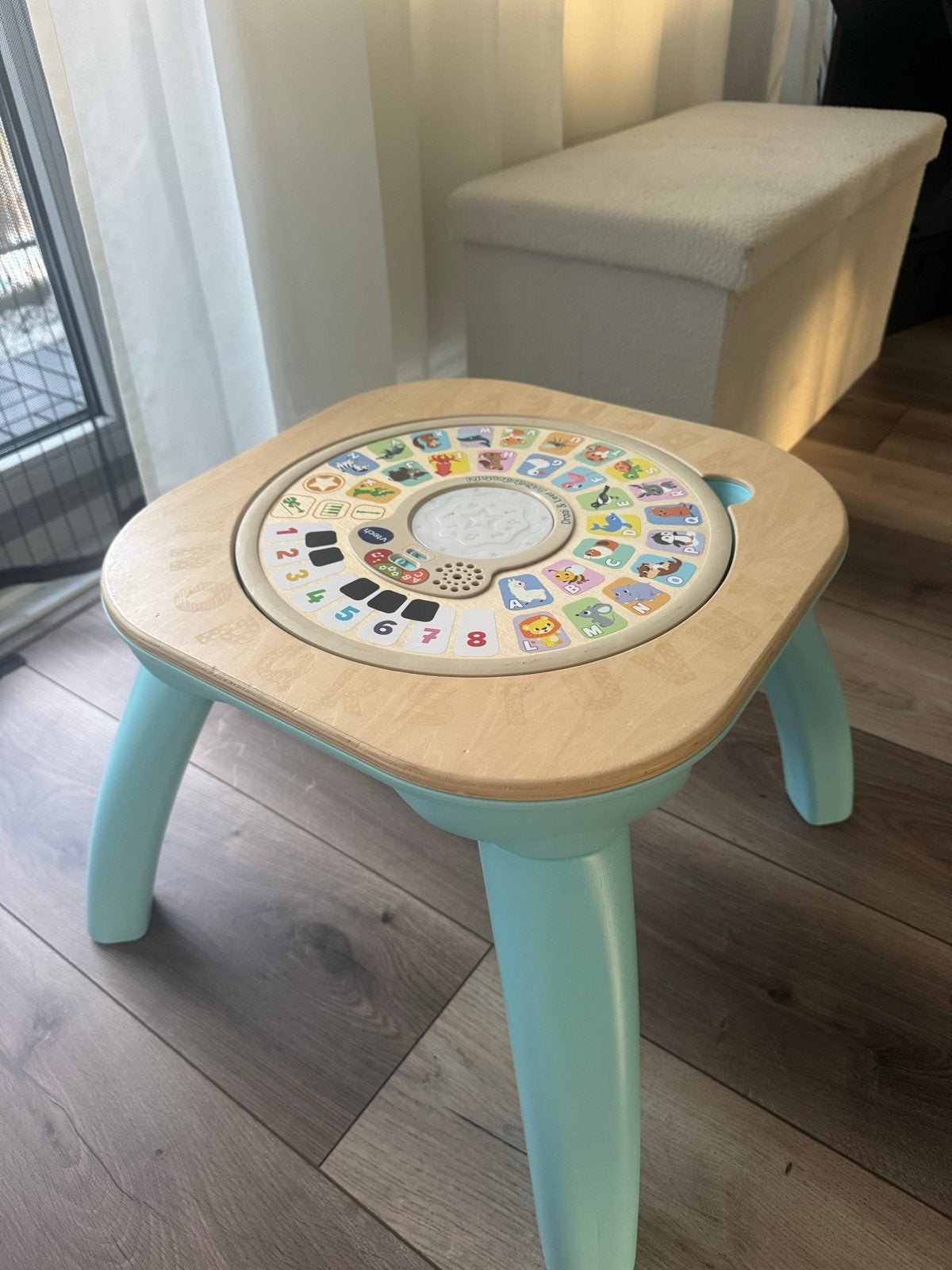 VTech Baby draai en leer Speeltafel, Ophalen, Zo goed als nieuw, Overige typen, Met licht