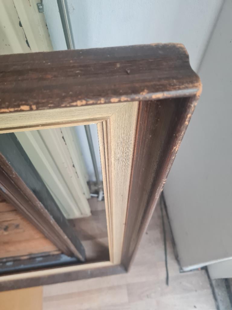 Grote vintage houten lijst, Huis en Inrichting, Woonaccessoires | Lijsten, Ophalen, Heikant 21 Kaatsheuvel, Belle Vieille Brocante