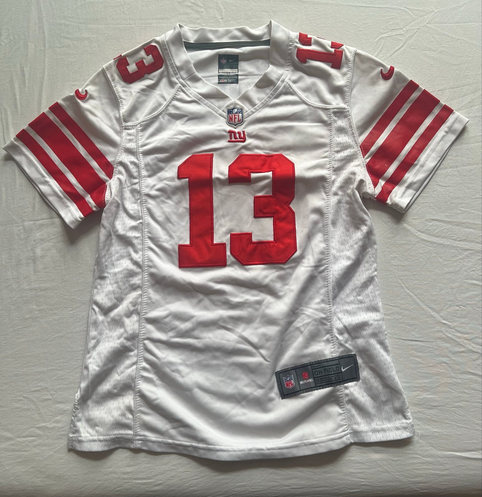 NFL New York Giants Beckham Jr. #13 Jersey, Maat 48/50 (M), Wit, Ophalen of Verzenden, Zo goed als nieuw