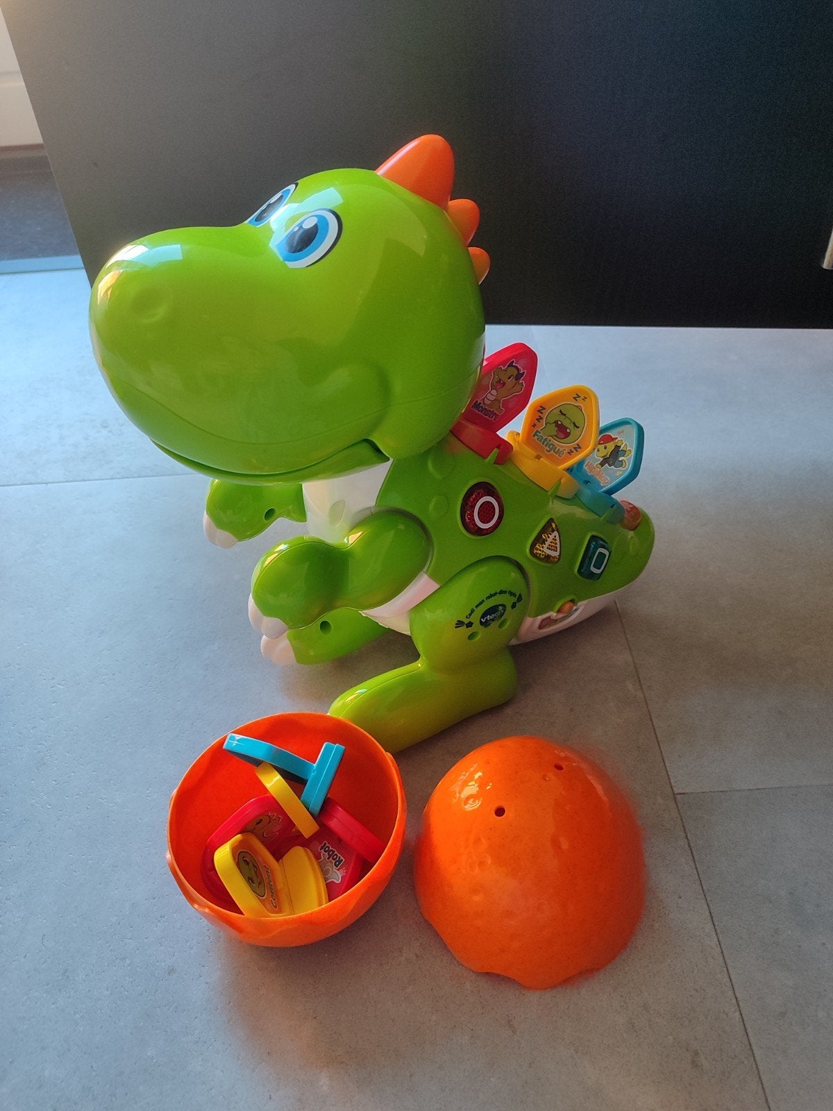 VTech Dino Codi Mon Robot-Dino Rigolo - Frans, Ophalen, Gebruikt, Taal en Lezen, Met licht