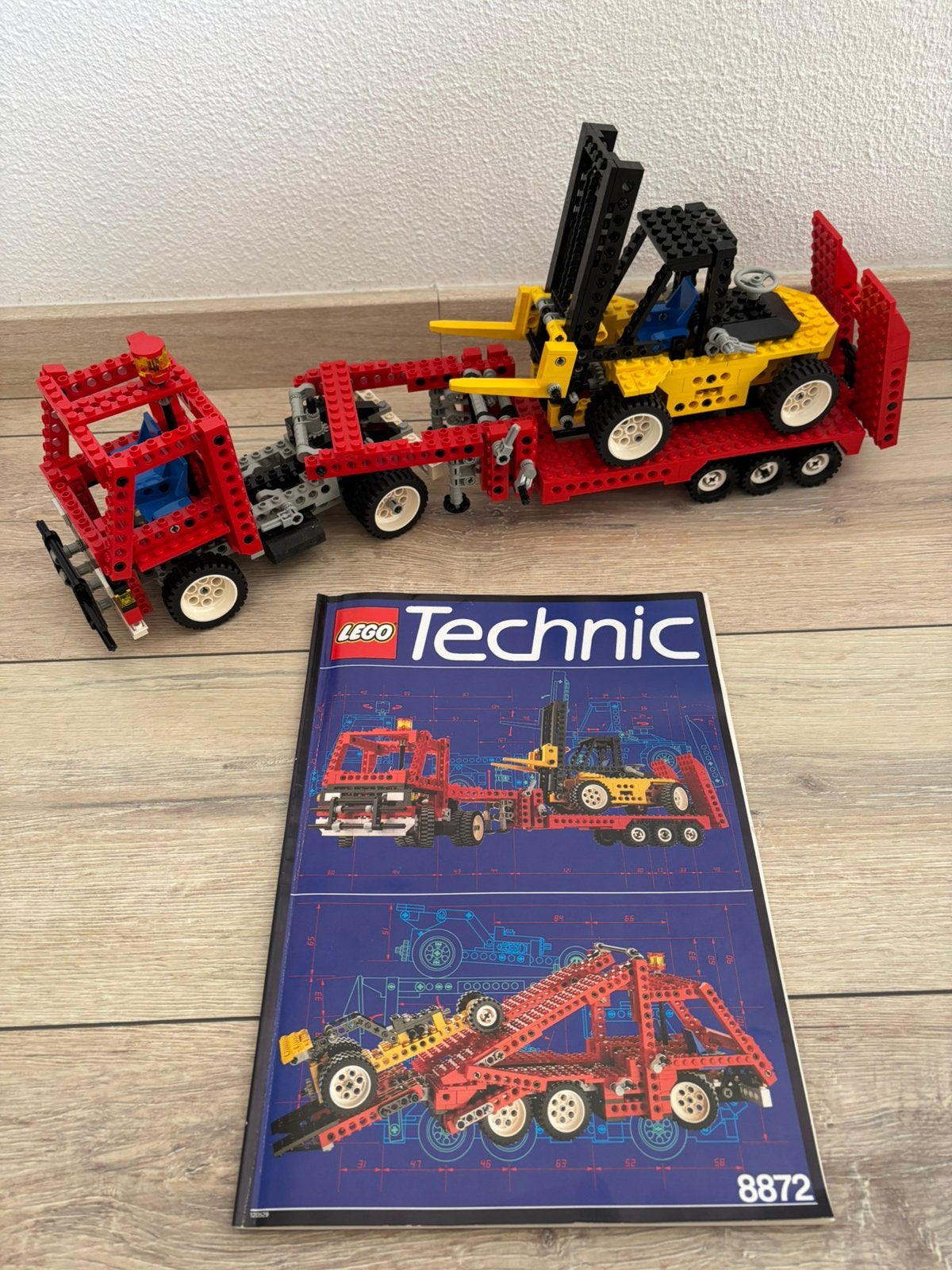 Lego 8872 Forklift Transporter Technisch, Gebruikt, Lego, Ophalen of Verzenden, Technic