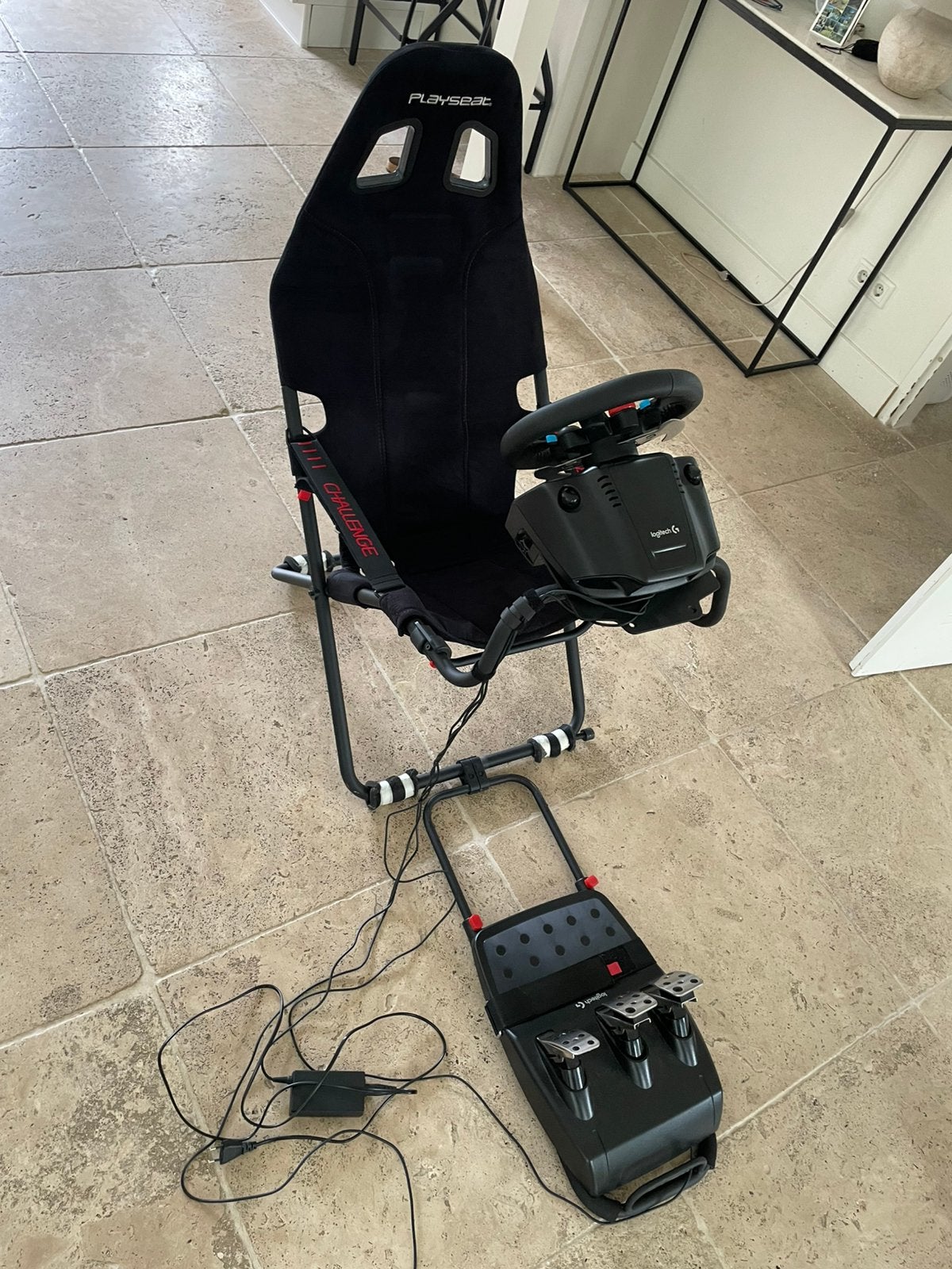 Playseat challenge + Logitech g29, Spelcomputers en Games, Ophalen, Zo goed als nieuw, Playseat of Racestoel, PlayStation 3