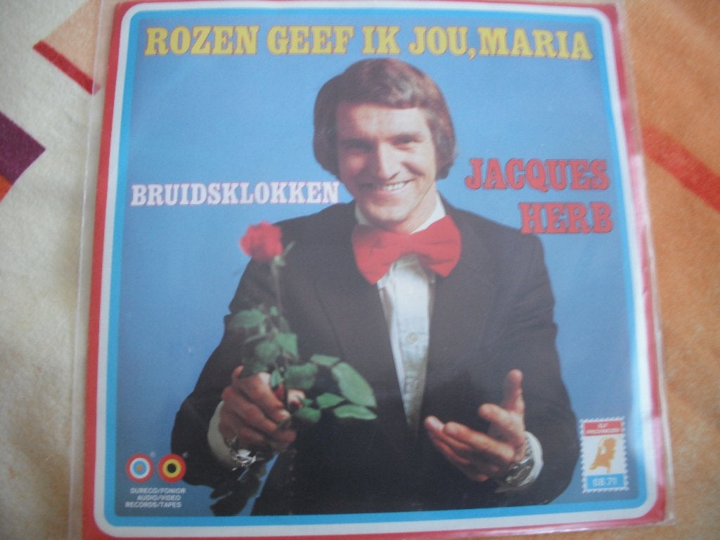 Jacques Herb - Rozen geef ik jou, Maria., Cd's en Dvd's, Vinyl | Nederlandstalig, Ophalen of Verzenden, Zo goed als nieuw, 12 inch