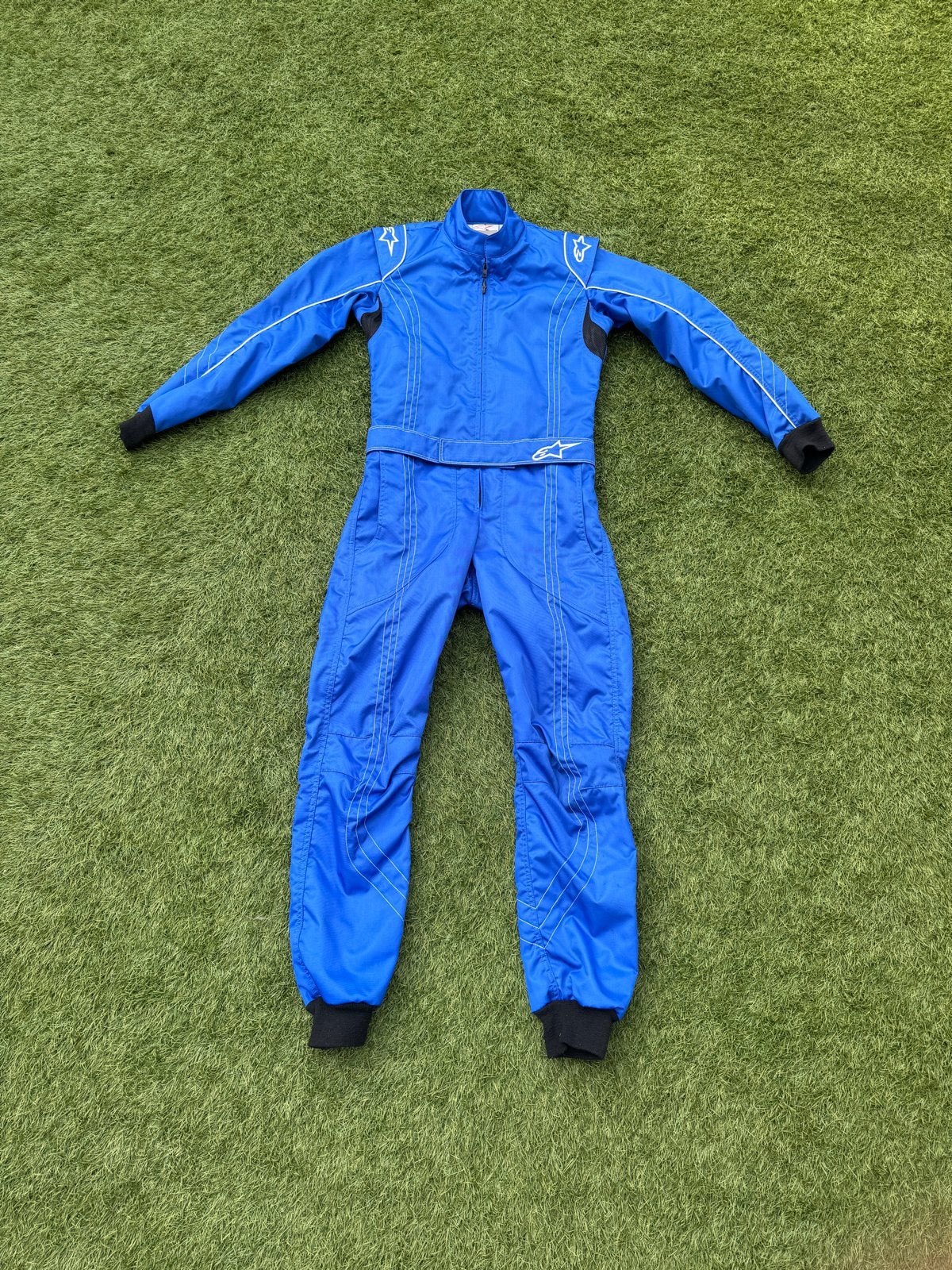 Alpinestars Kartpak Blauw Maat 44, Sport en Fitness, Karting, Ophalen, Zo goed als nieuw, Kleding of Schoenen
