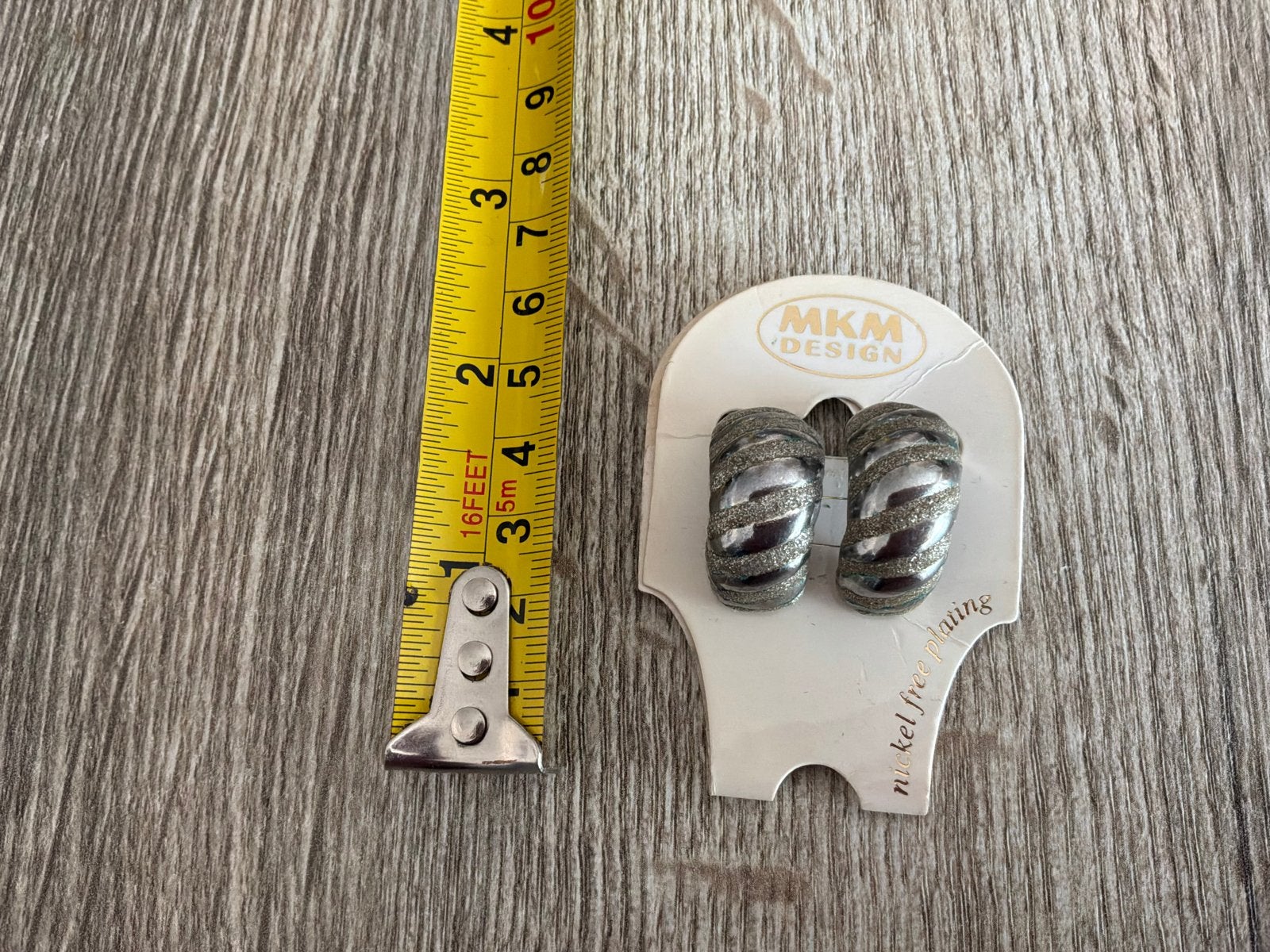 MKM Design Clip Oorbellen - Nikkelvrij, Sieraden, Tassen en Uiterlijk, Oorbellen, Ophalen, Overige materialen, Grijs, Hangers