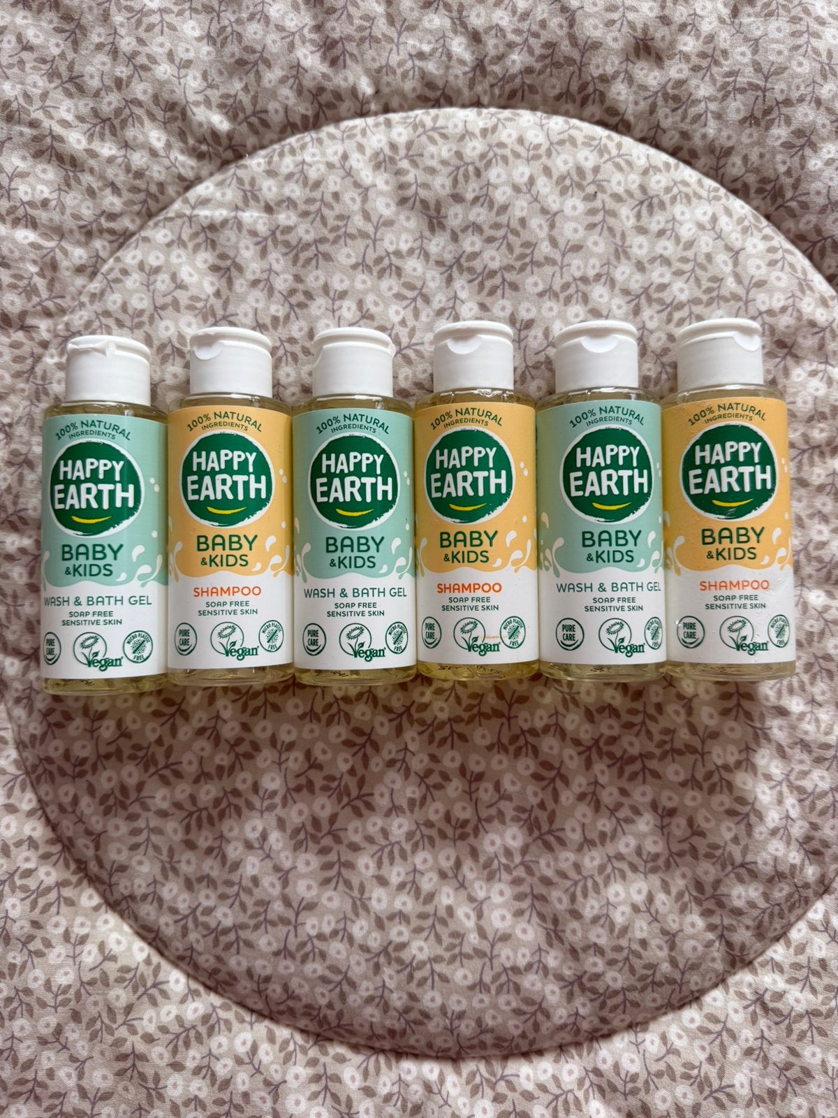 Happy earth - baby & kids shampoo wash bath gel bad vegan, Ophalen of Verzenden, Nieuw