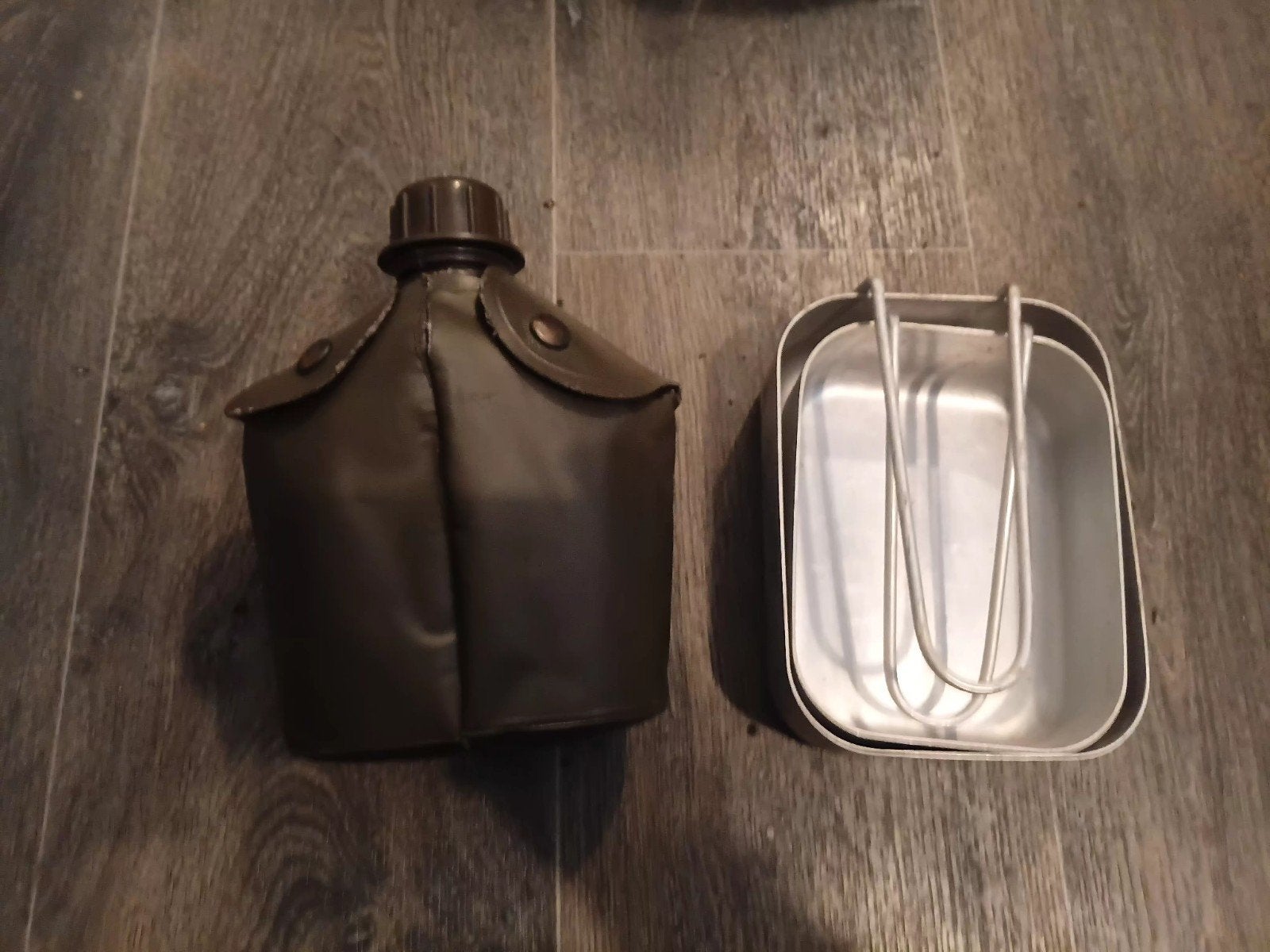 Militaire veldfles met kookset - compleet, Ophalen of Verzenden, Landmacht, Overige gebieden, Overige typen