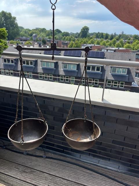 Brons Apotheker weegschaal antiek, Ophalen, Brons
