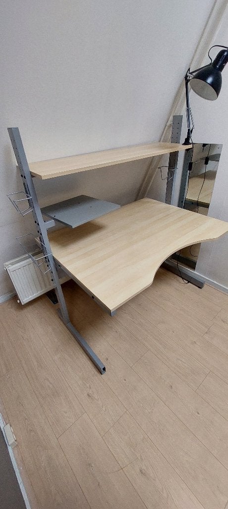 Ikea Jerker computer bureau in hoogte verstelbaar, Ophalen, 90 cm, Gebruikt, 120 cm