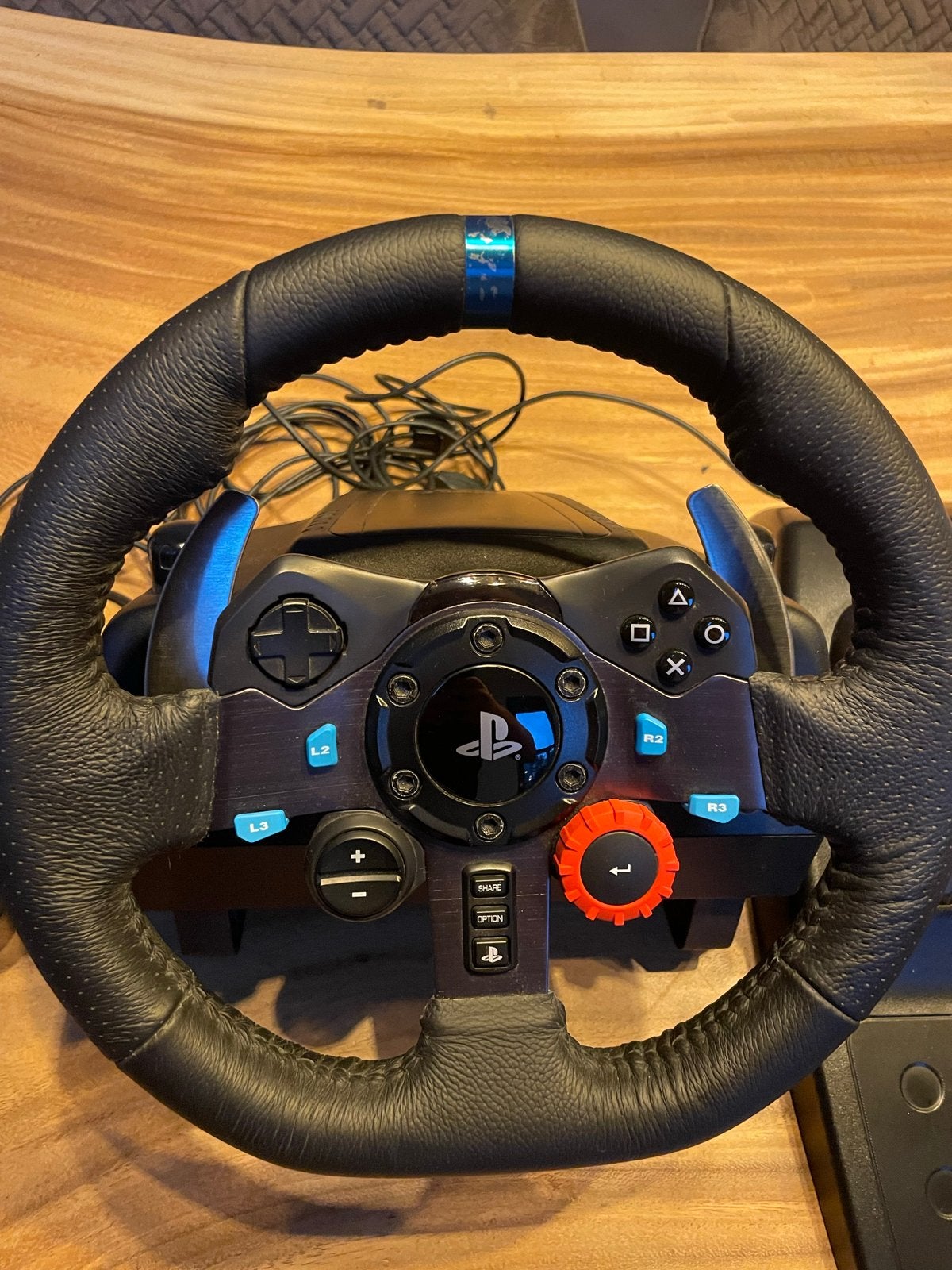 Logitech G29 racestuur met pedalen en shifter, Ophalen, Racestuur, Gebruikt, Force feedback