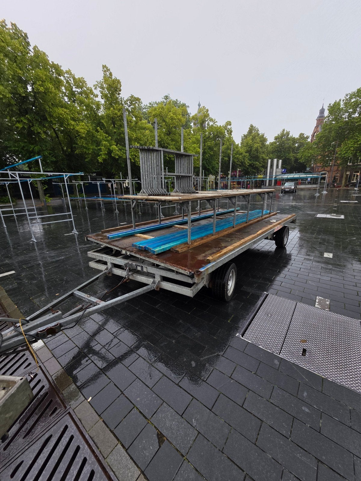 Schamelaanhangers te koop, Auto diversen, Aanhangers en Bagagewagens, Gebruikt, Ophalen