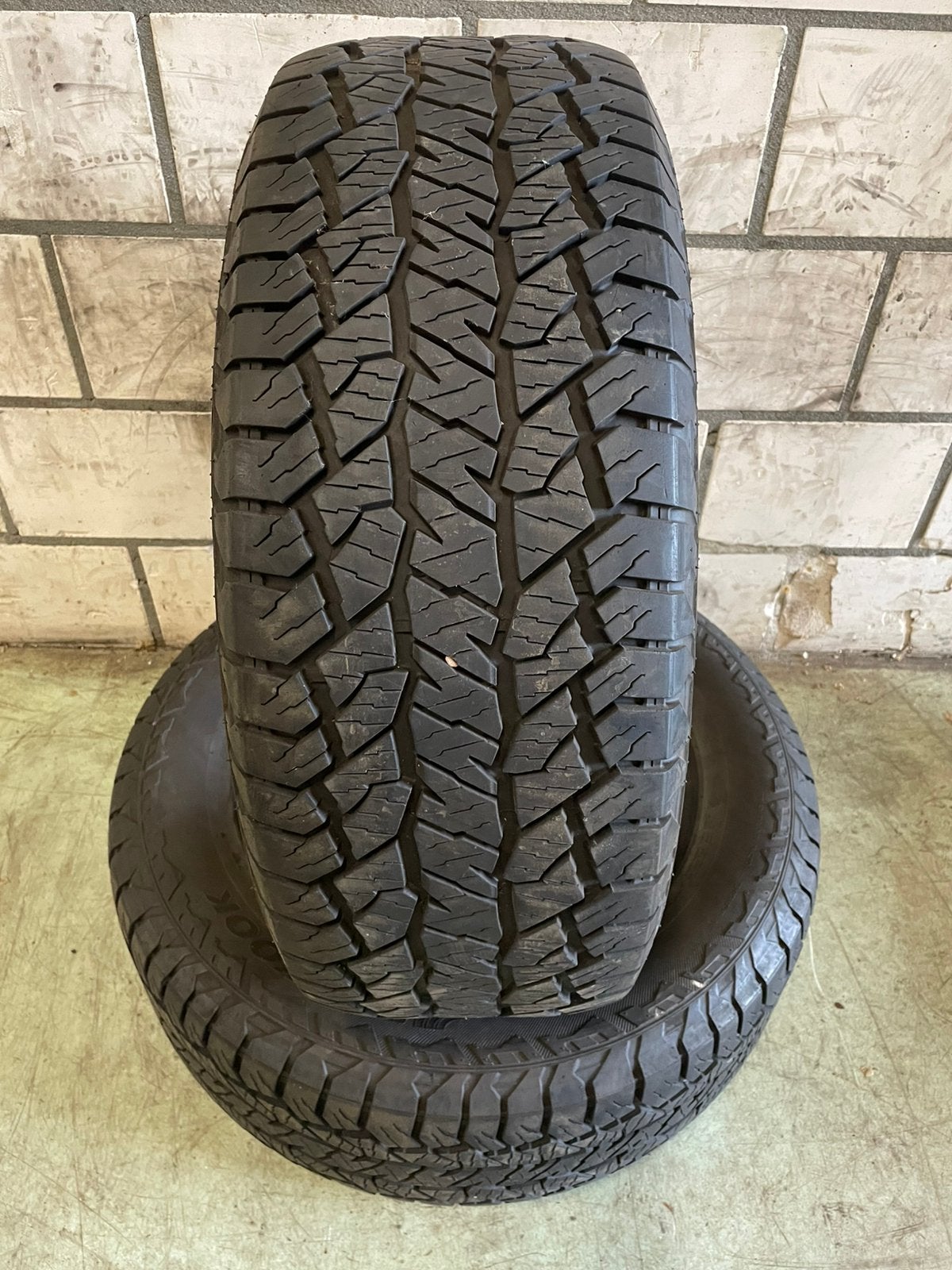 Set van 2: Hankook Dynapro AT2 All Terrain Banden 265/60R18, 18 inch, Gebruikt, 265 mm, Ophalen of Verzenden