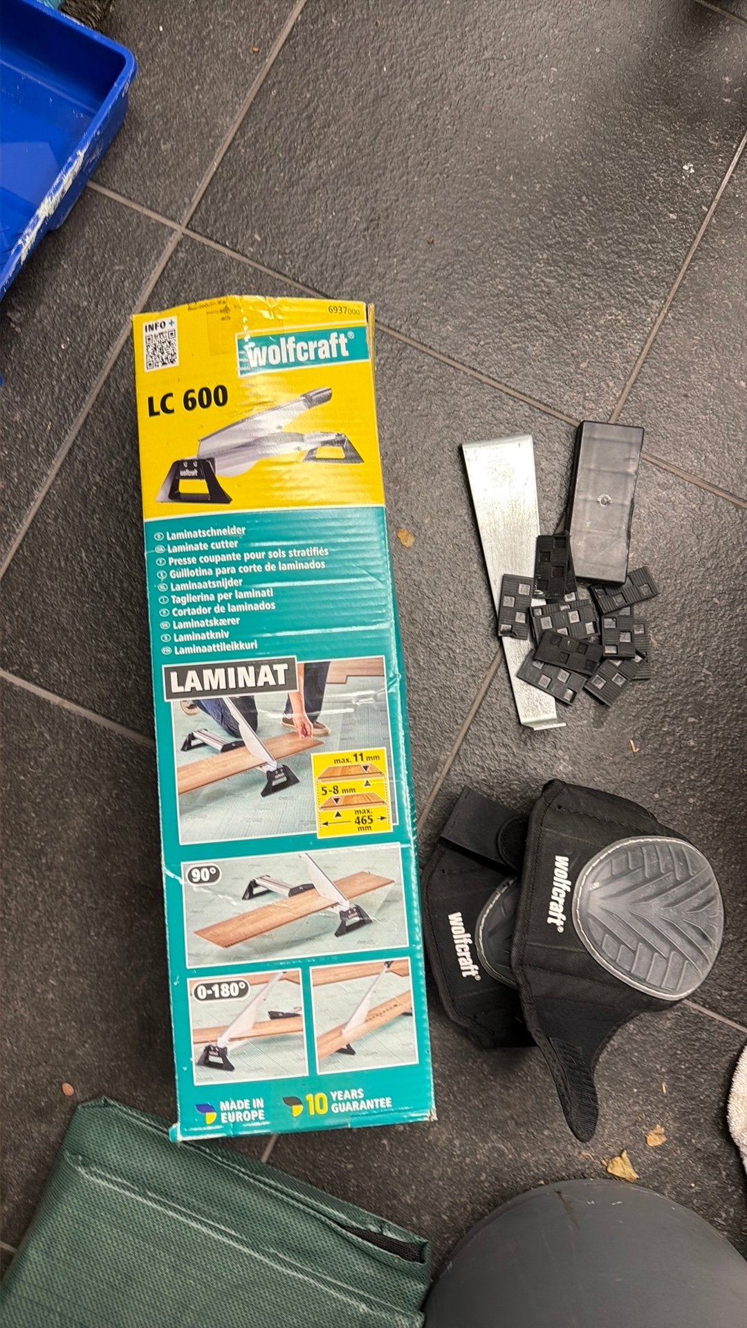 Wolfcraft lc 600 laminaatsnijder en leg set, Ophalen of Verzenden, Zo goed als nieuw