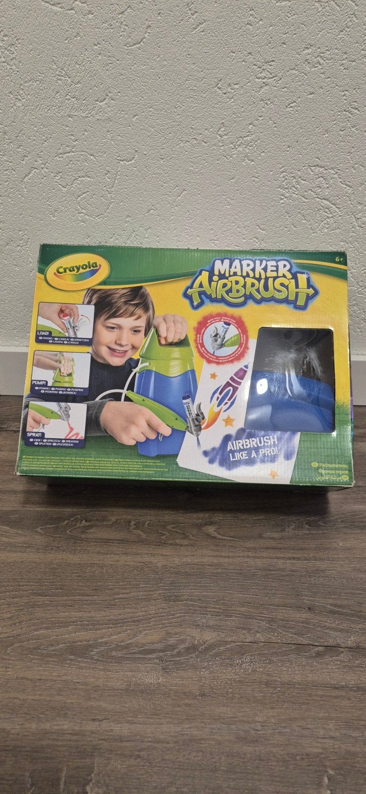 Crayola Marker Airbrush Set - Spuitstiften voor Kinderen, Ophalen of Verzenden, Zo goed als nieuw, Knutselen