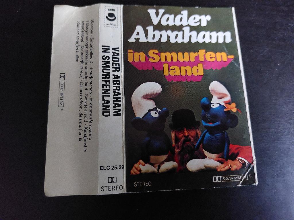 VADER ABRAHAM - IN SMURFENLAND (MC), Cd's en Dvd's, Cassettebandjes, 1 bandje, Ophalen of Verzenden, Zo goed als nieuw, Origineel