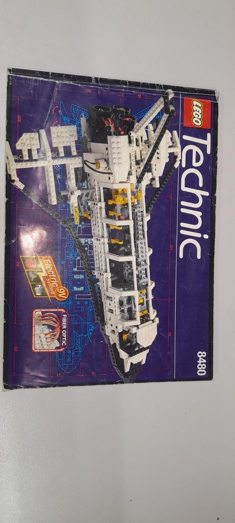 Lego technic 8480 9v boekje netjes compleet, Ophalen of Verzenden, Zo goed als nieuw, Complete set, Lego