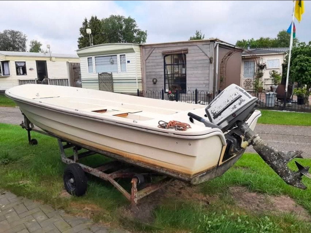 Rana 15 Vissersboot met 6 pk Suzuki buitenboordmotor, Watersport en Boten, Ophalen, Gebruikt, Overige typen