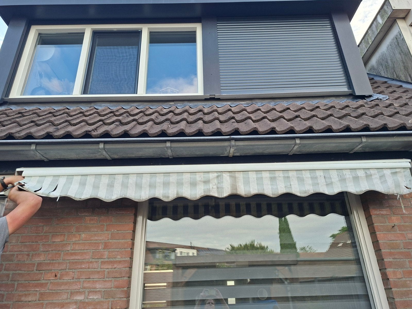 Zonnescherm teab, Tuin en Terras, Zonneschermen, Ophalen, Gebruikt, Overige typen, 150 tot 300 cm