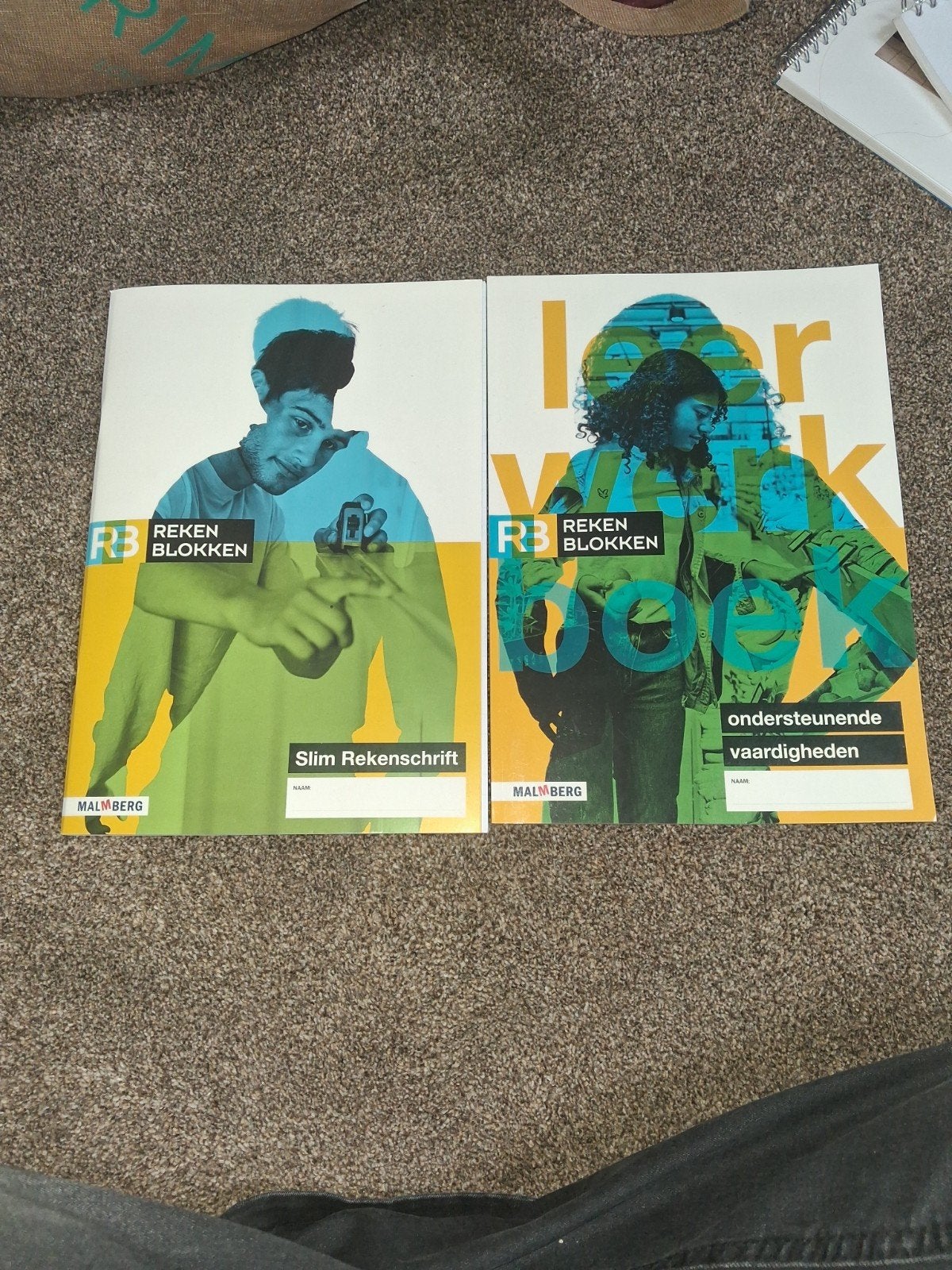 Rekenblokken Slim Rekenschrift & Ondersteunende Vaardigheden, Boeken, Wiskunde A, Malmberg, Ophalen of Verzenden, Zo goed als nieuw