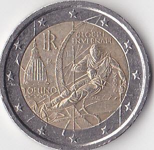 2 euro 2006 Italië - Olympische Winterspelen in Turijn, Ophalen of Verzenden, Italië, 2 euro, Losse munt