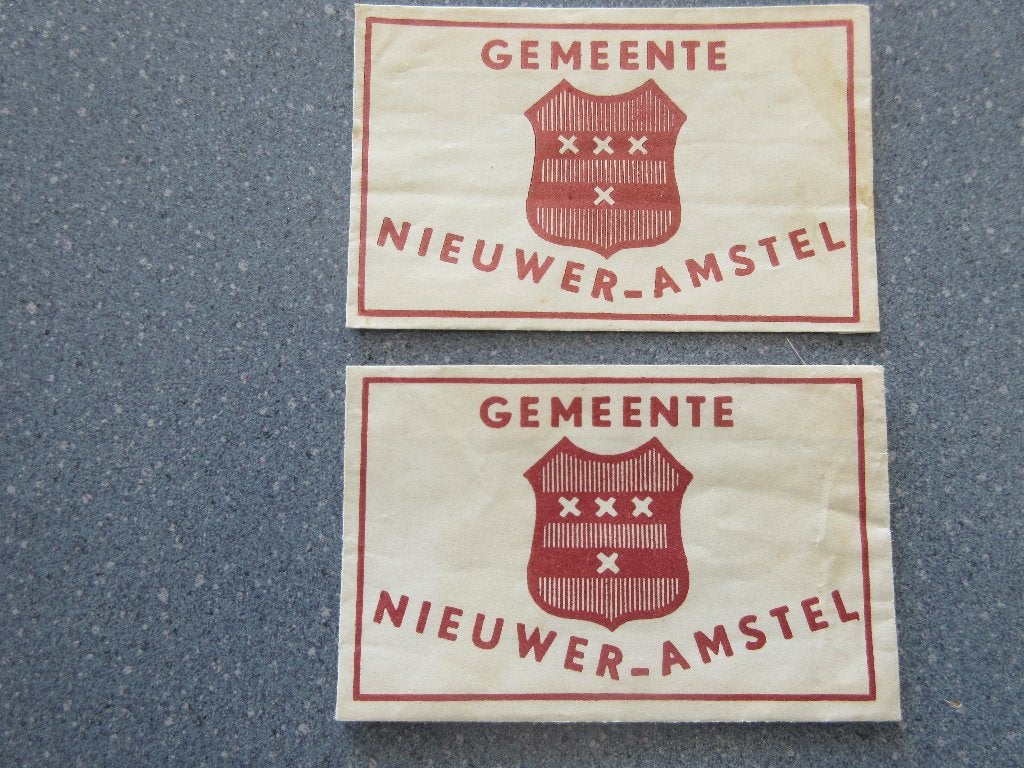 2 x Nieuwer-Amstel,  Gemeente, Verzenden, Nederland