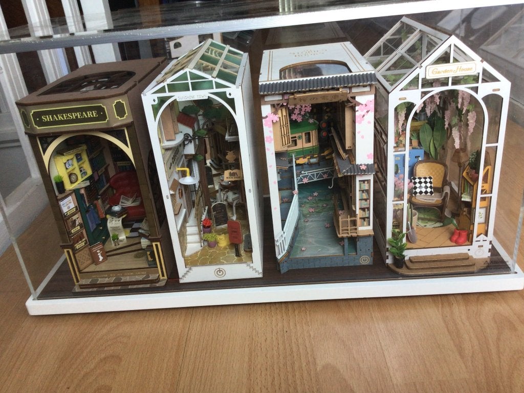Book nook huisjes, Ophalen, Overige thema's, Meerkleurig, Hout