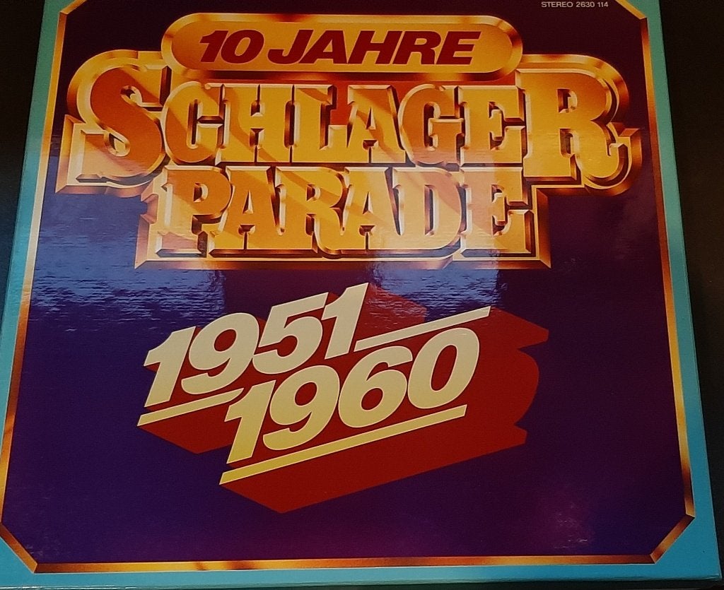 LP - 10 Jahre deutsche Schlagerparade - 1951-1960, Boxset, 12 inch, Nieuw in verpakking, Boxset