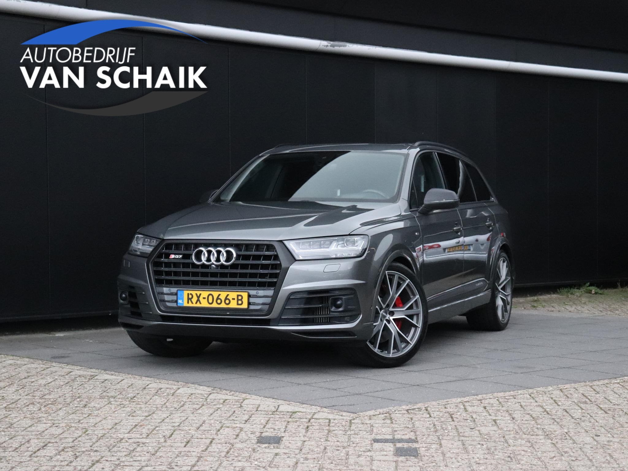 Audi Q7 4.0 TDI SQ7 quattro Pro Line + 7p | PANO-DAK | LEDER, Auto's, 435 pk, Gebruikt, Parkeerassistent, 7 stoelen