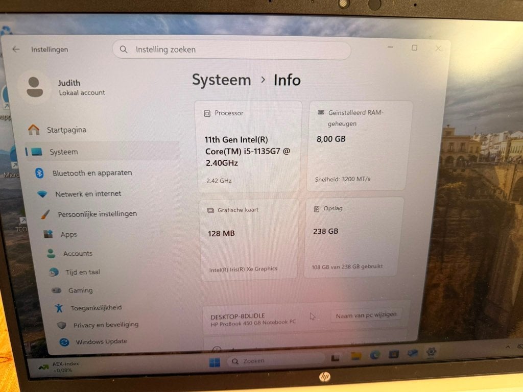 Twee HP Probook 450 te koop, Computers en Software, 256 GB, 2 tot 3 Ghz, 8 GB, Ophalen of Verzenden