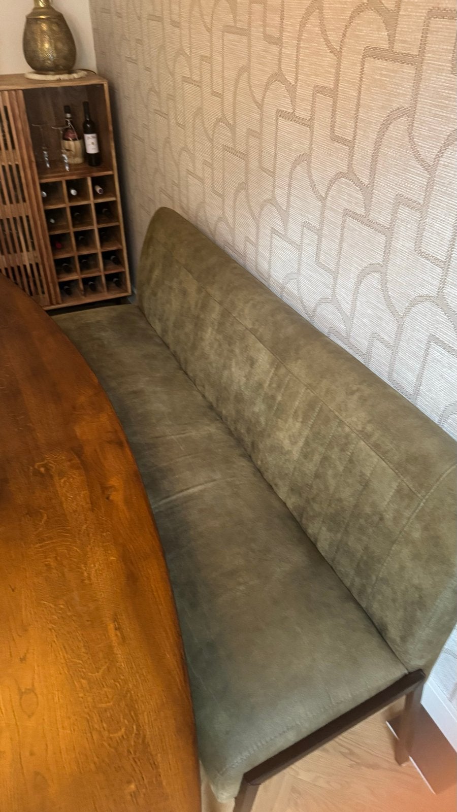 Stijlvolle Eetkamerbank - Comfortabel en Modern Design, Huis en Inrichting, Banken | Bankstellen, Ophalen, Gebruikt, Minder dan 75 cm