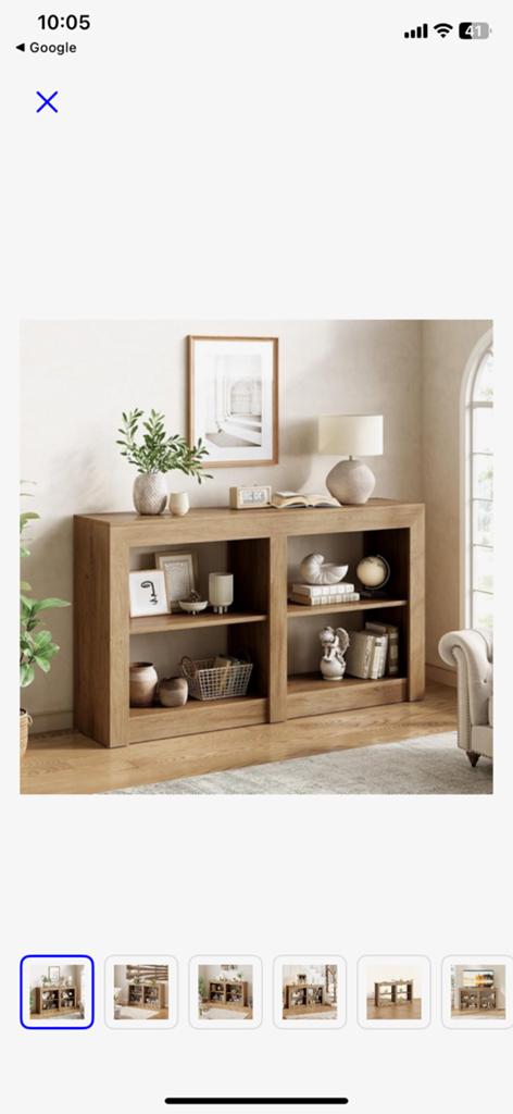 Sidetable hout (eikenkleur), Huis en Inrichting, Ophalen, Nieuw, Minder dan 150 cm, Minder dan 100 cm