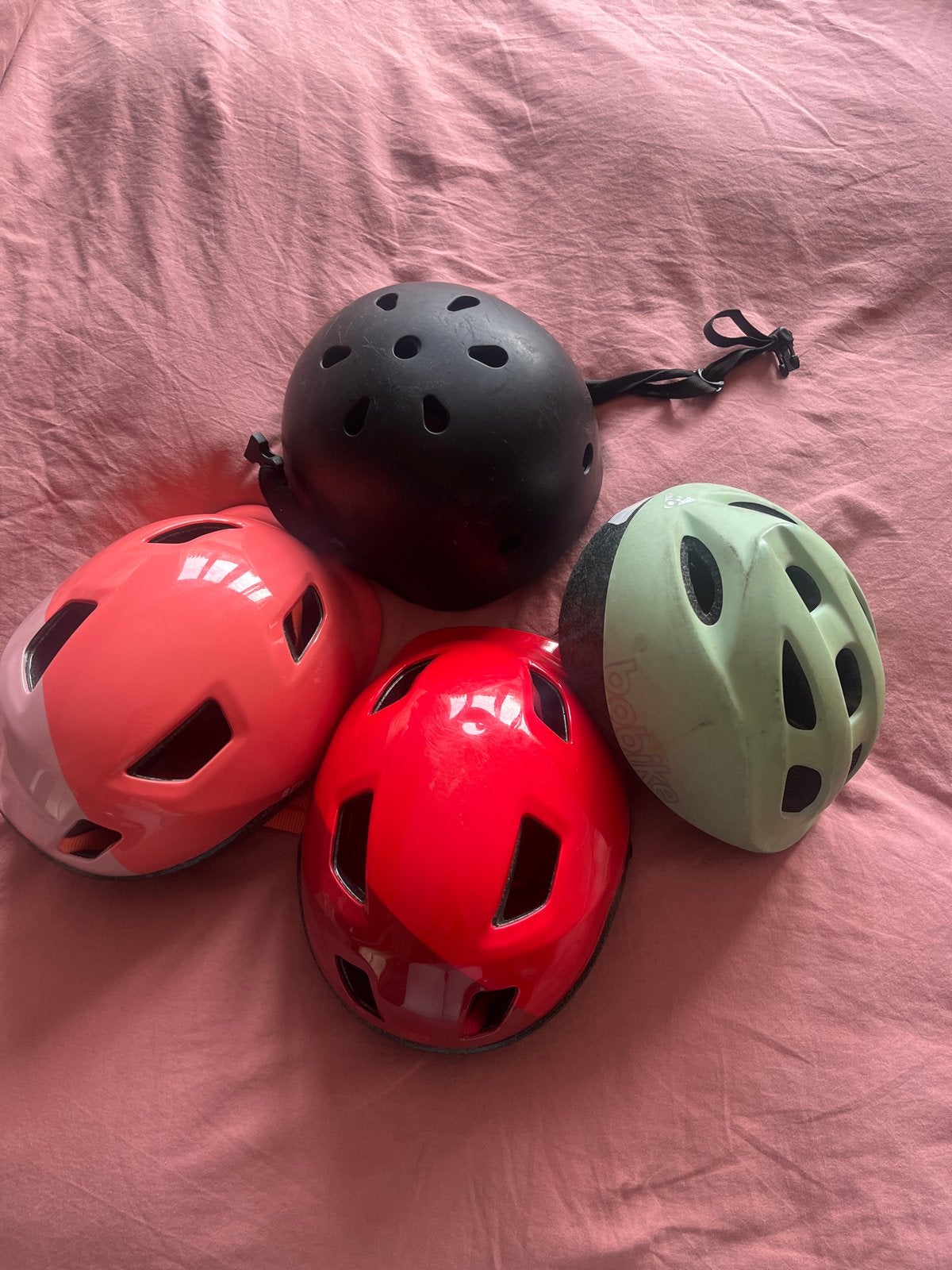 Gratis kinderhelmen: Bobike, Btwin, Hema (diverse maten), Ophalen of Verzenden, Gebruikt, Overige maten, Jongen of Meisje