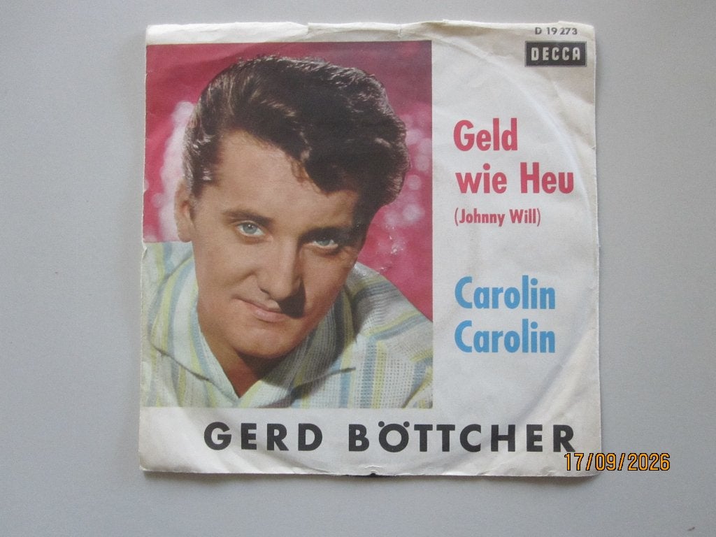 GERD BOTTCHER -  geld wie heu - vinyl 7", Gebruikt, 7 inch, Overige typen, Schlager